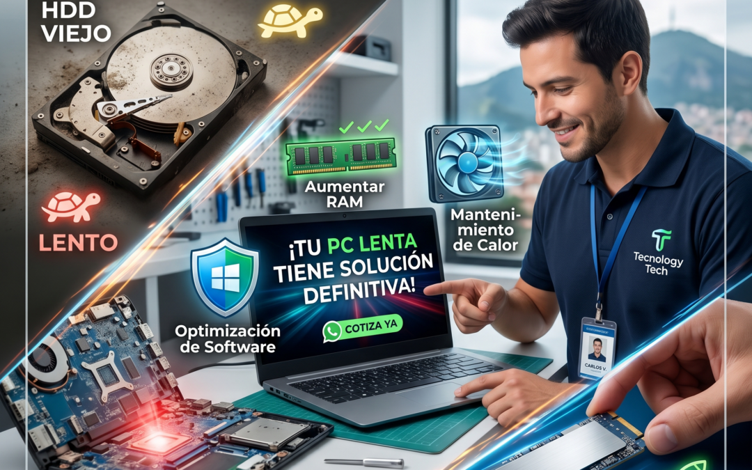 Mi PC está lenta: 4 causas principales y cómo solucionarlo definitivamente